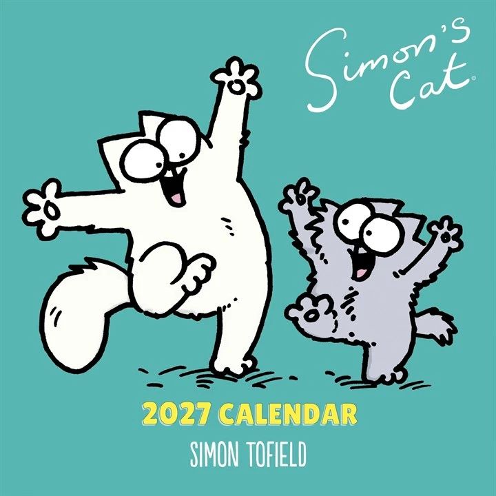 Simon's Cat 2027 Wall Calendar