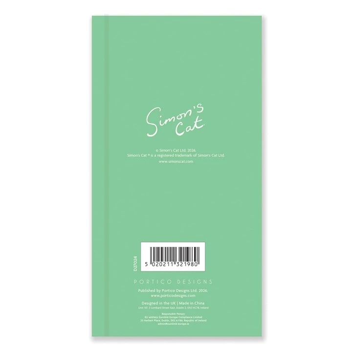 Simon's Cat 2027 Slim Diary