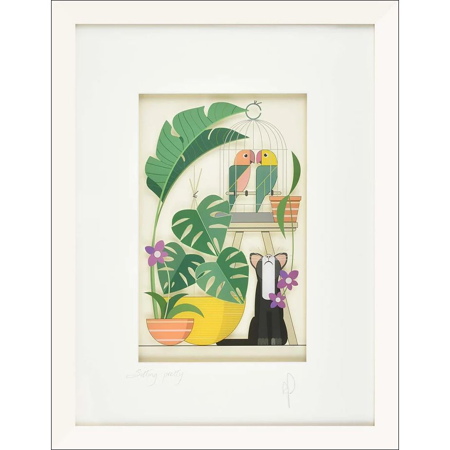 10% OFF Sitting Pretty Art, Large TWO ONLY