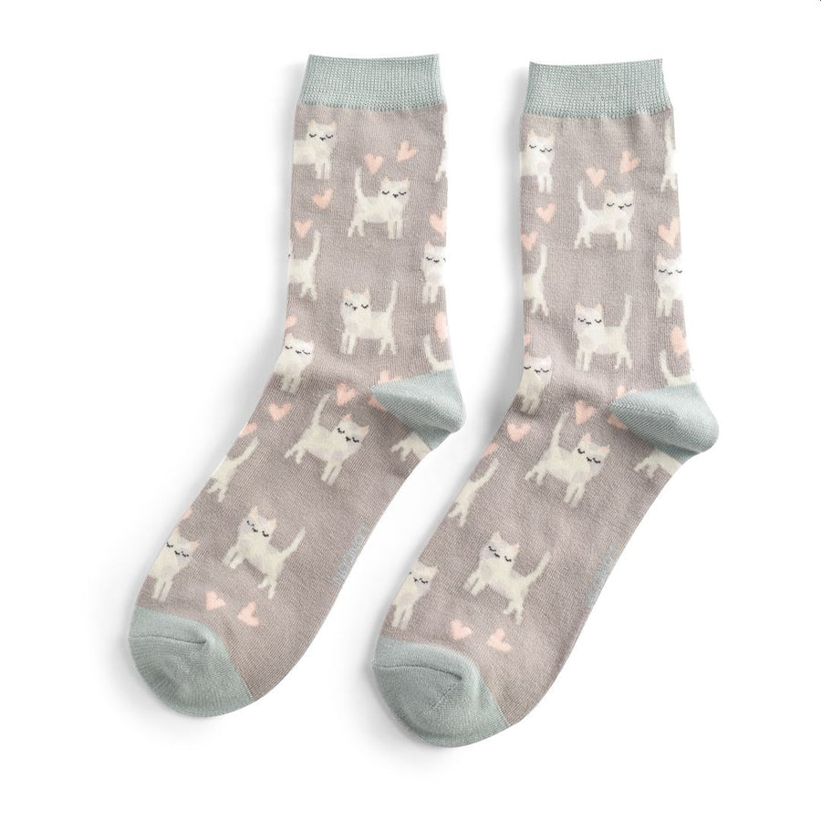 Sleepy Cats Socks UK 4-7