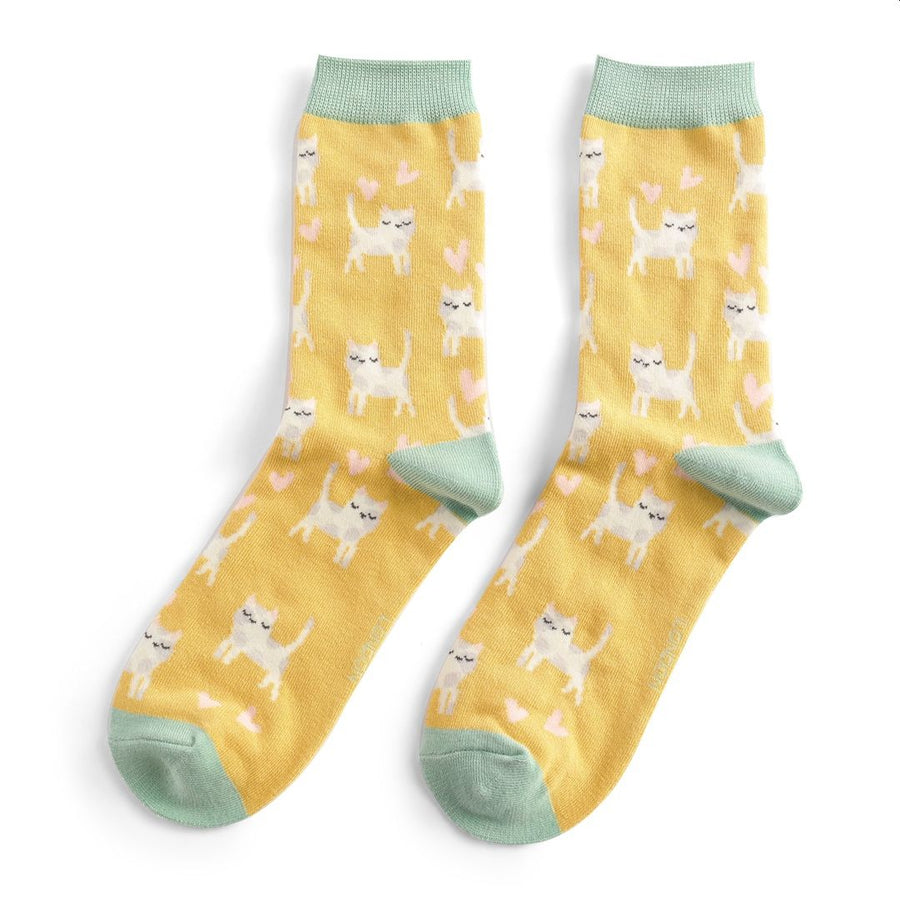 Sleepy Cats Socks UK 4-7