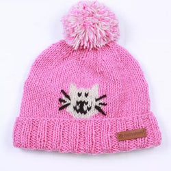 Smiley Cat Bobble Beanie