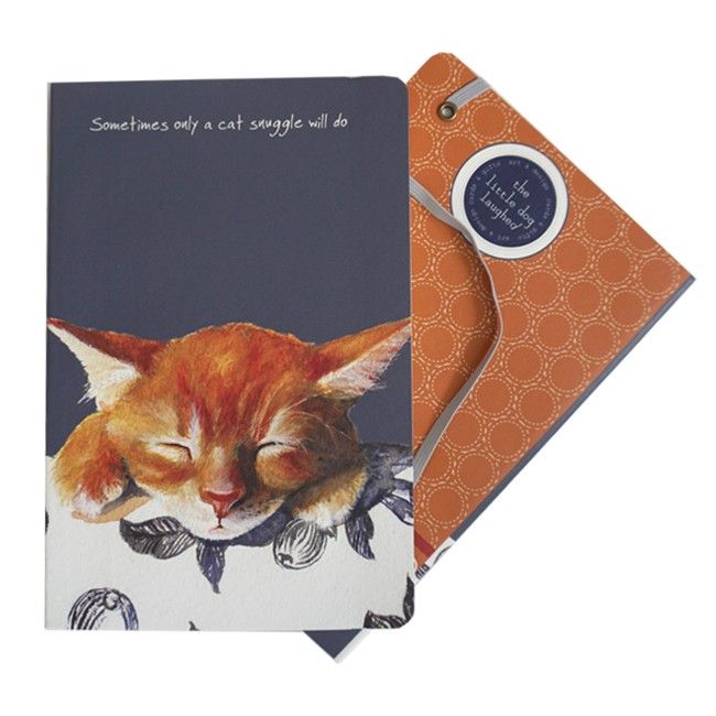Cat Snuggle Lined Notebook