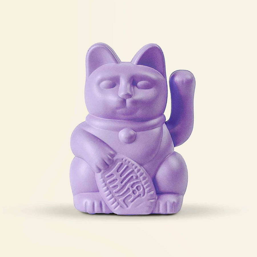 Maneki Neko Solar Cat by Donkey LILAC
