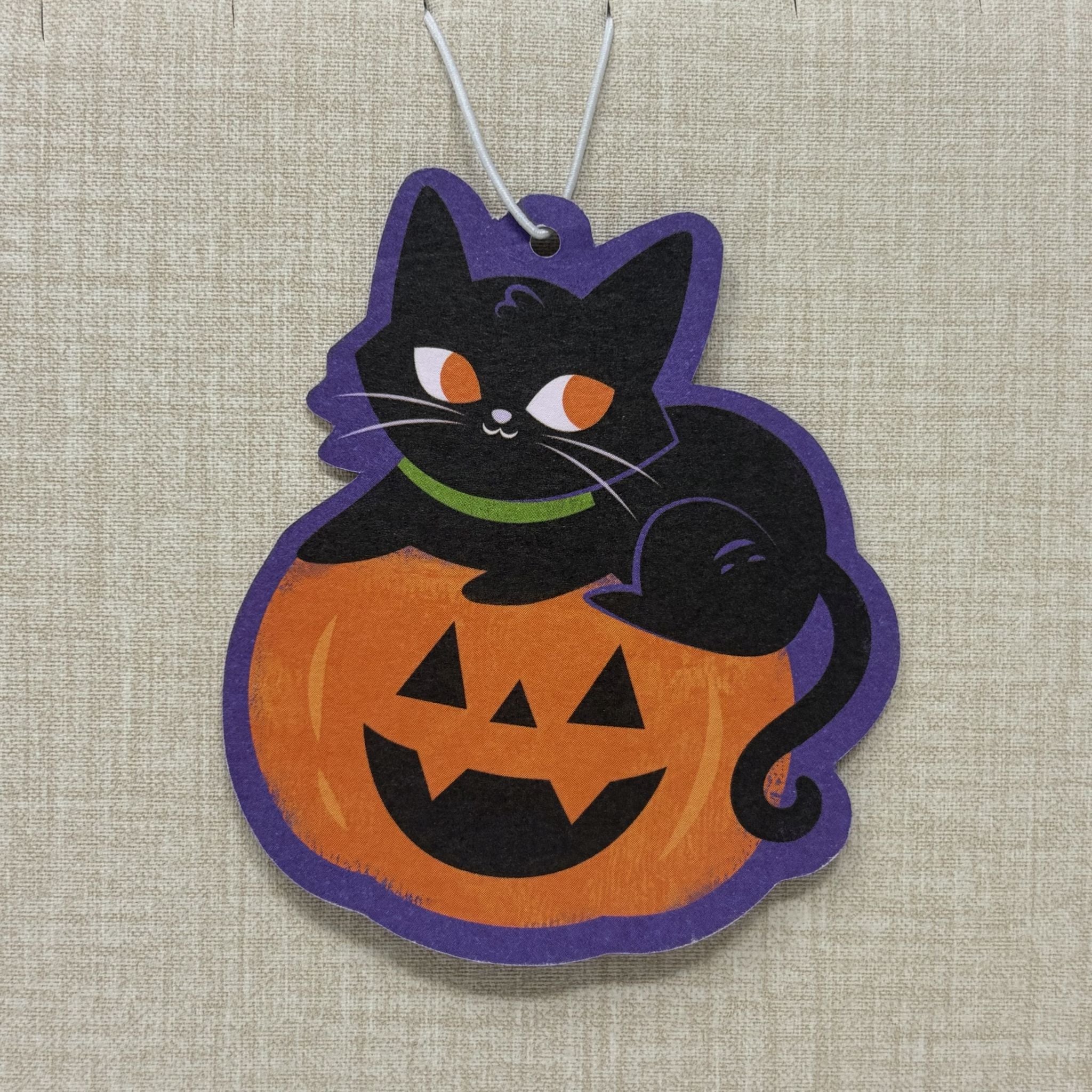 Pumpkin Spice Black Cat Air Freshener