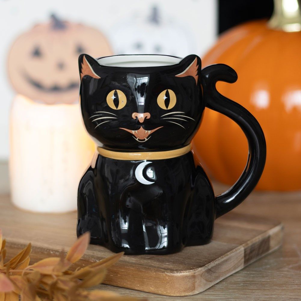 Spooky Moon Kitty Mug