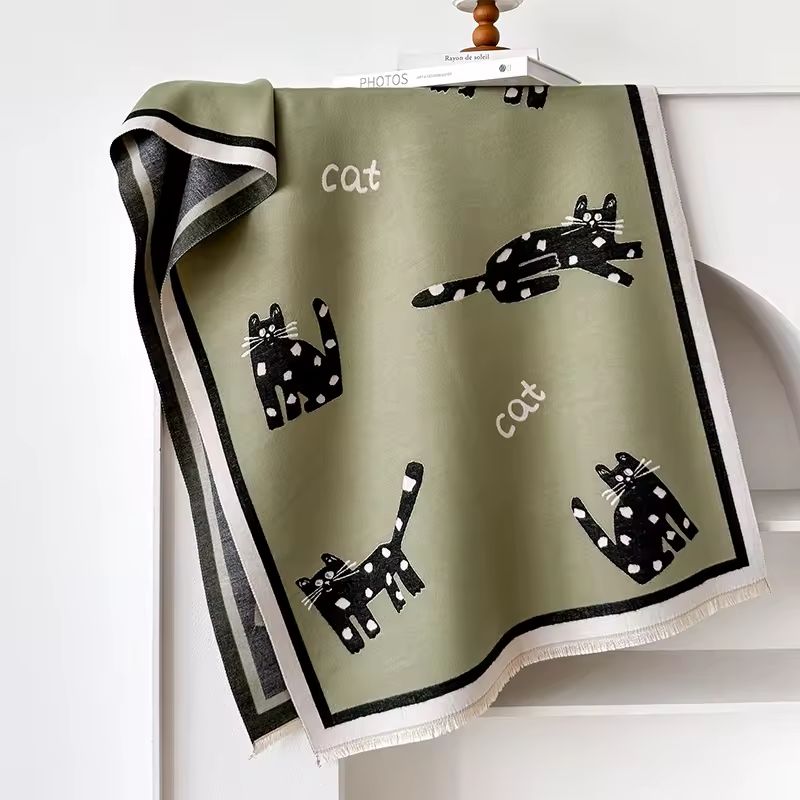 Black Spot the Cat Scarf