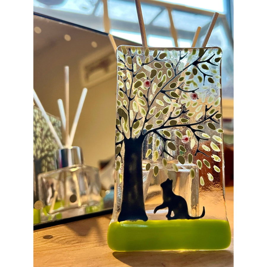 Spring Cat Glass Diffuser Bottle