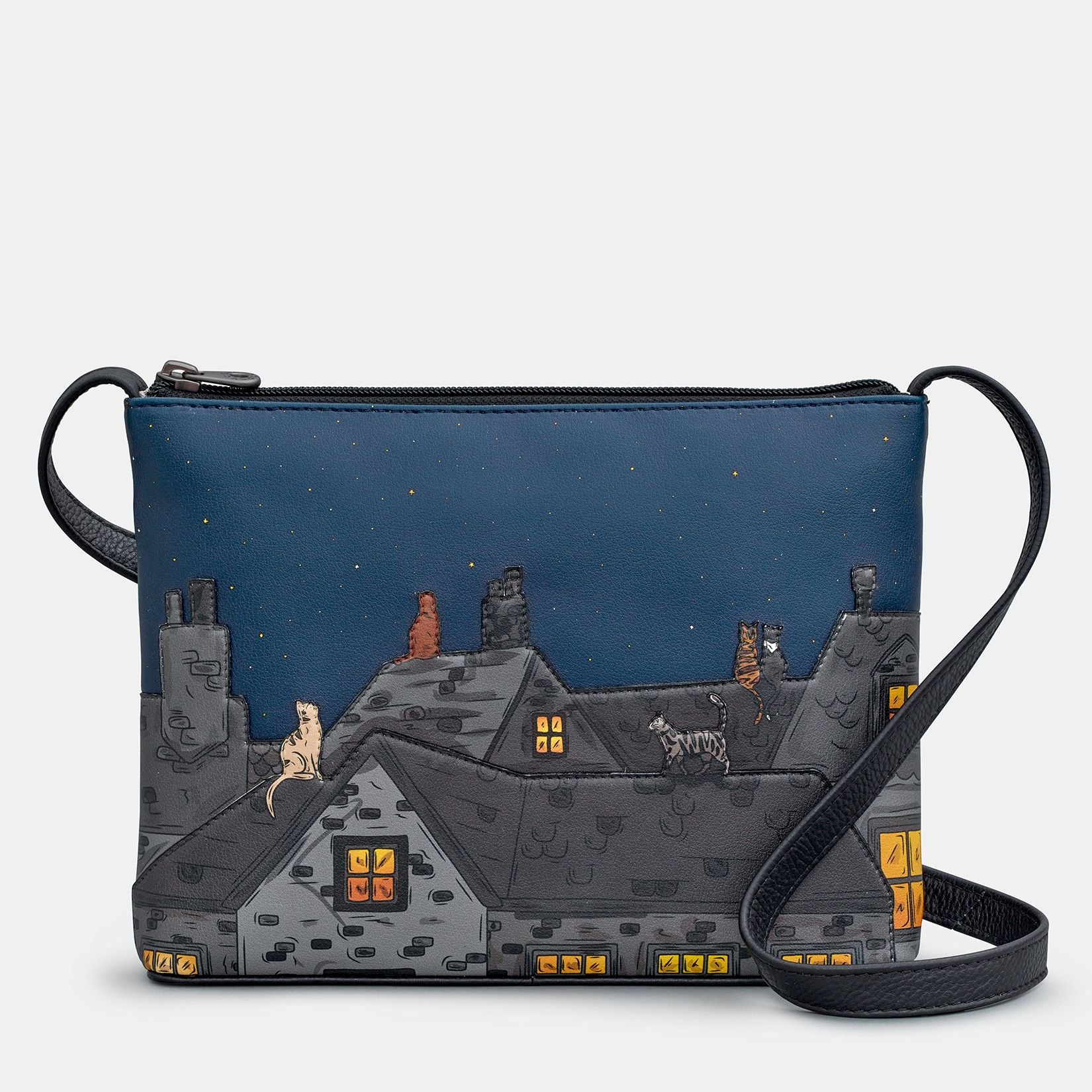 Stargazing Cats Cross Body Bag