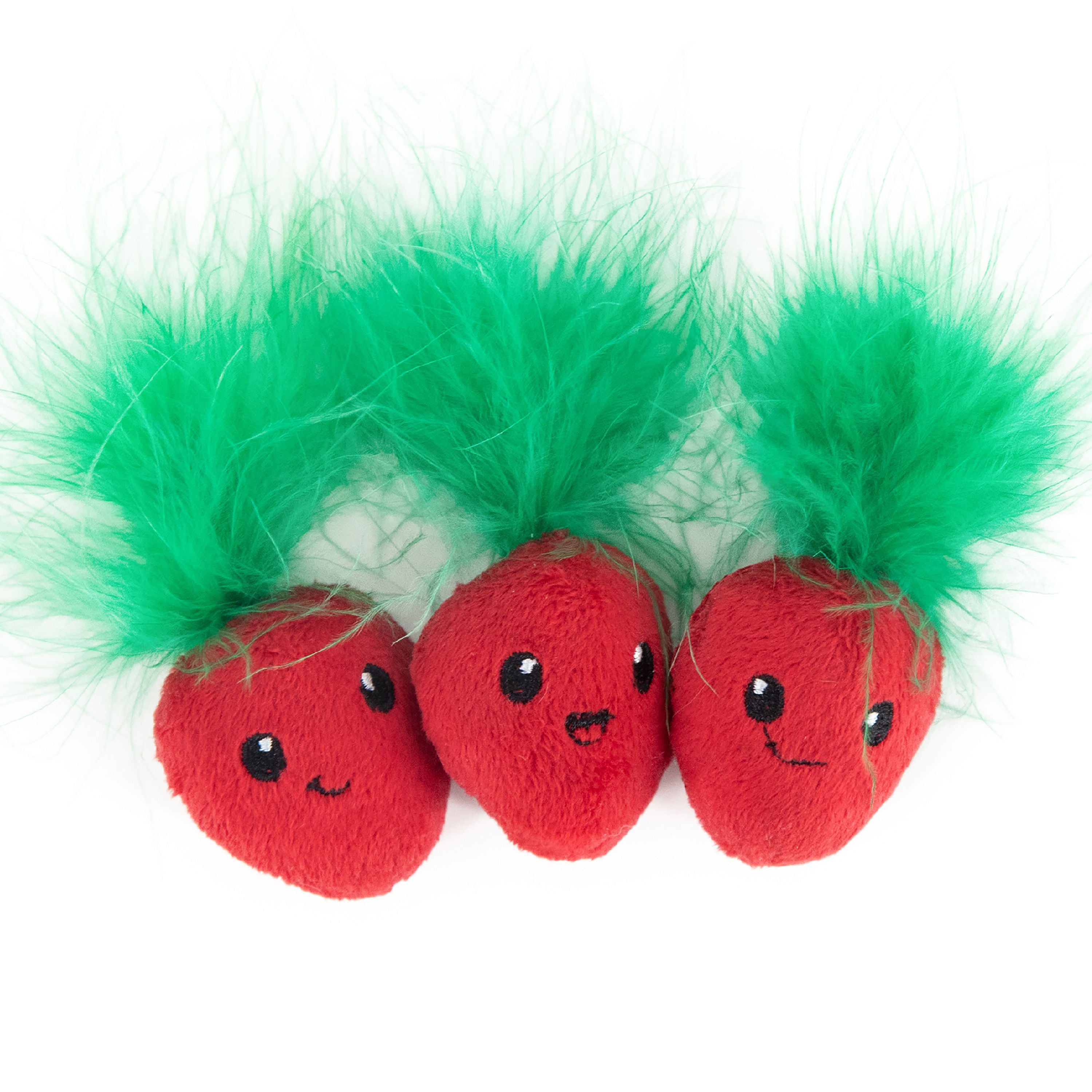 Strawbabies Dental Chew Cat Toy Trio