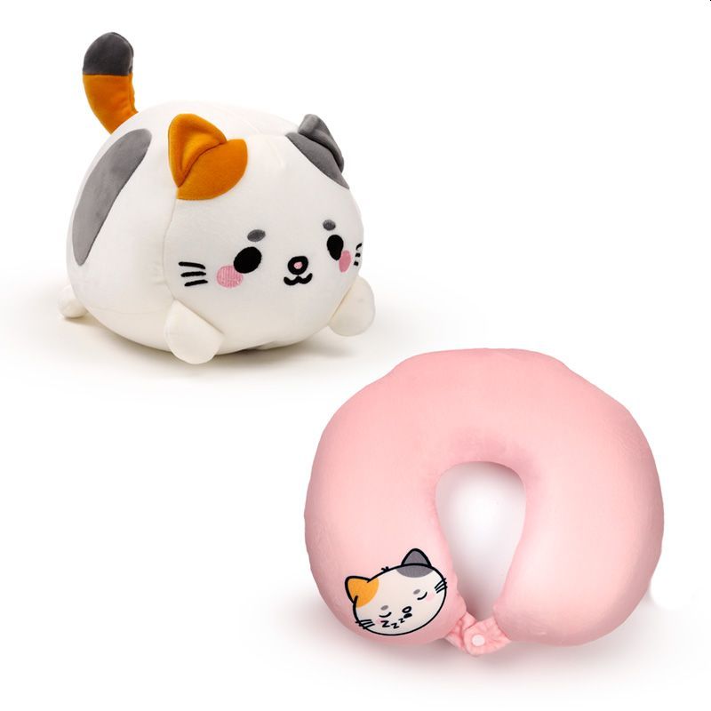 Swapseazzzz Cat Travel Pillow and Toy