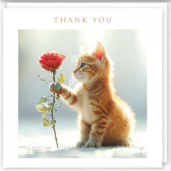 Thank you Kitty Card Pack