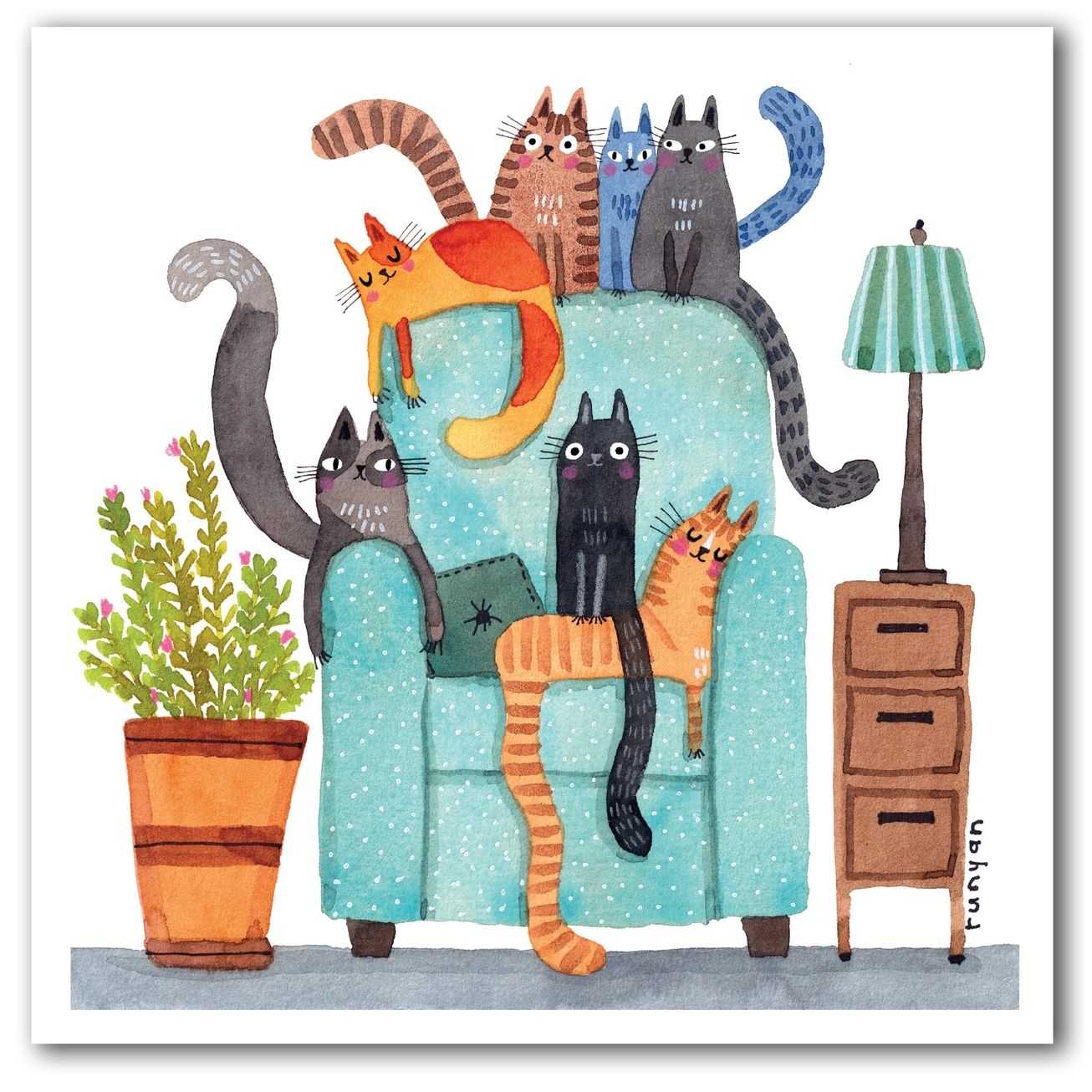 The Chair Greetings Card