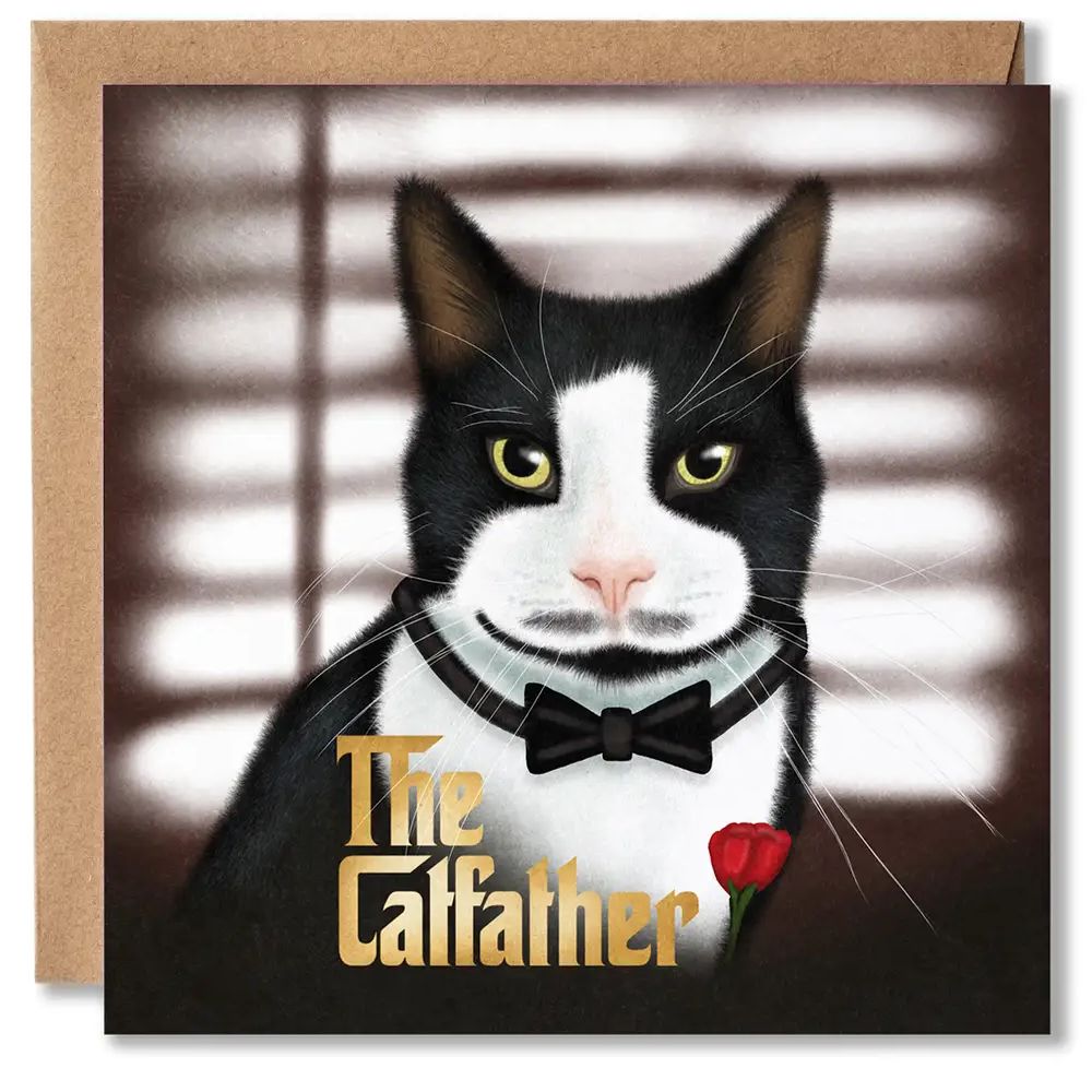 The Cat Father Card