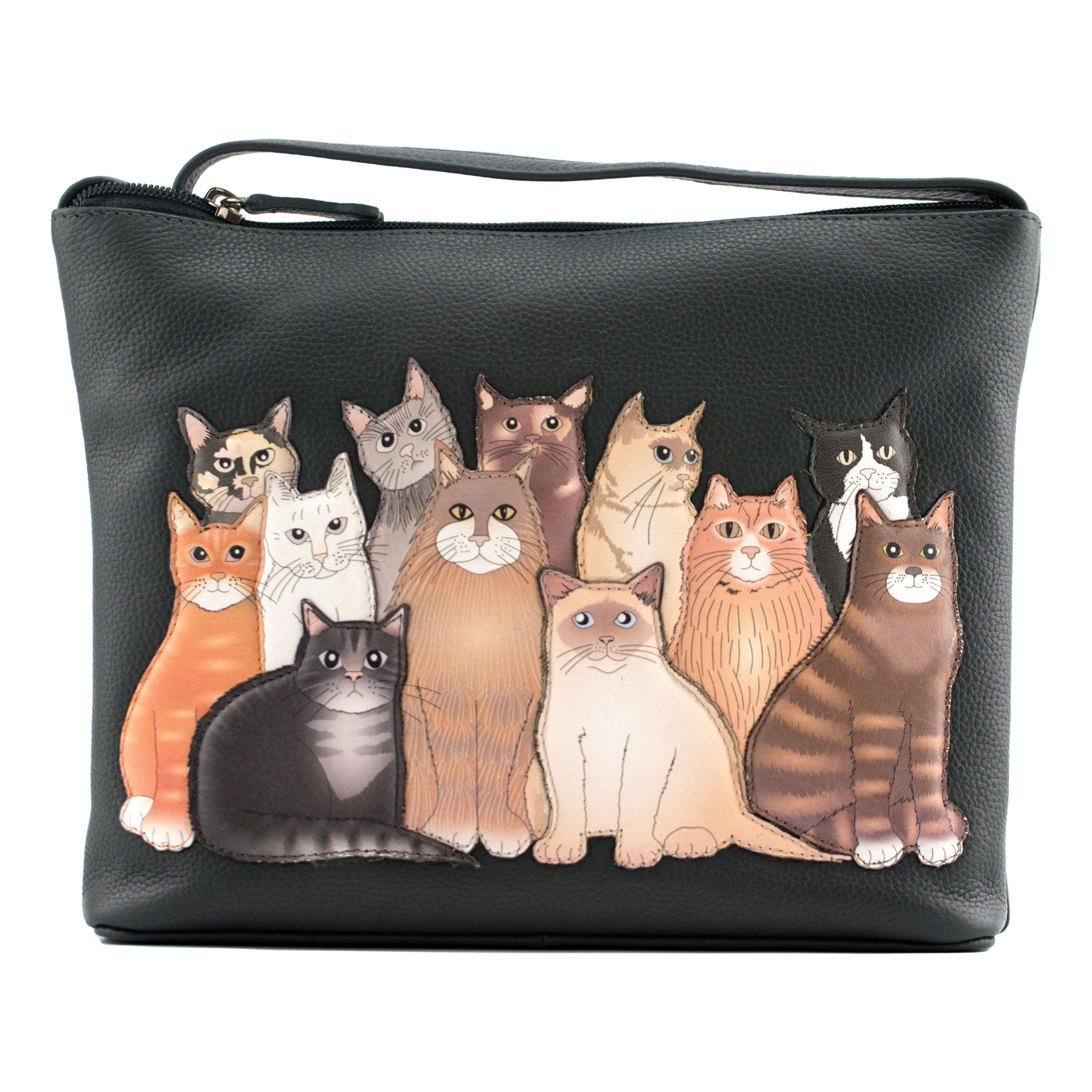 The Meowfia Leather Cross Body Bag