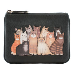 The Meowfia Leather Coin Purse