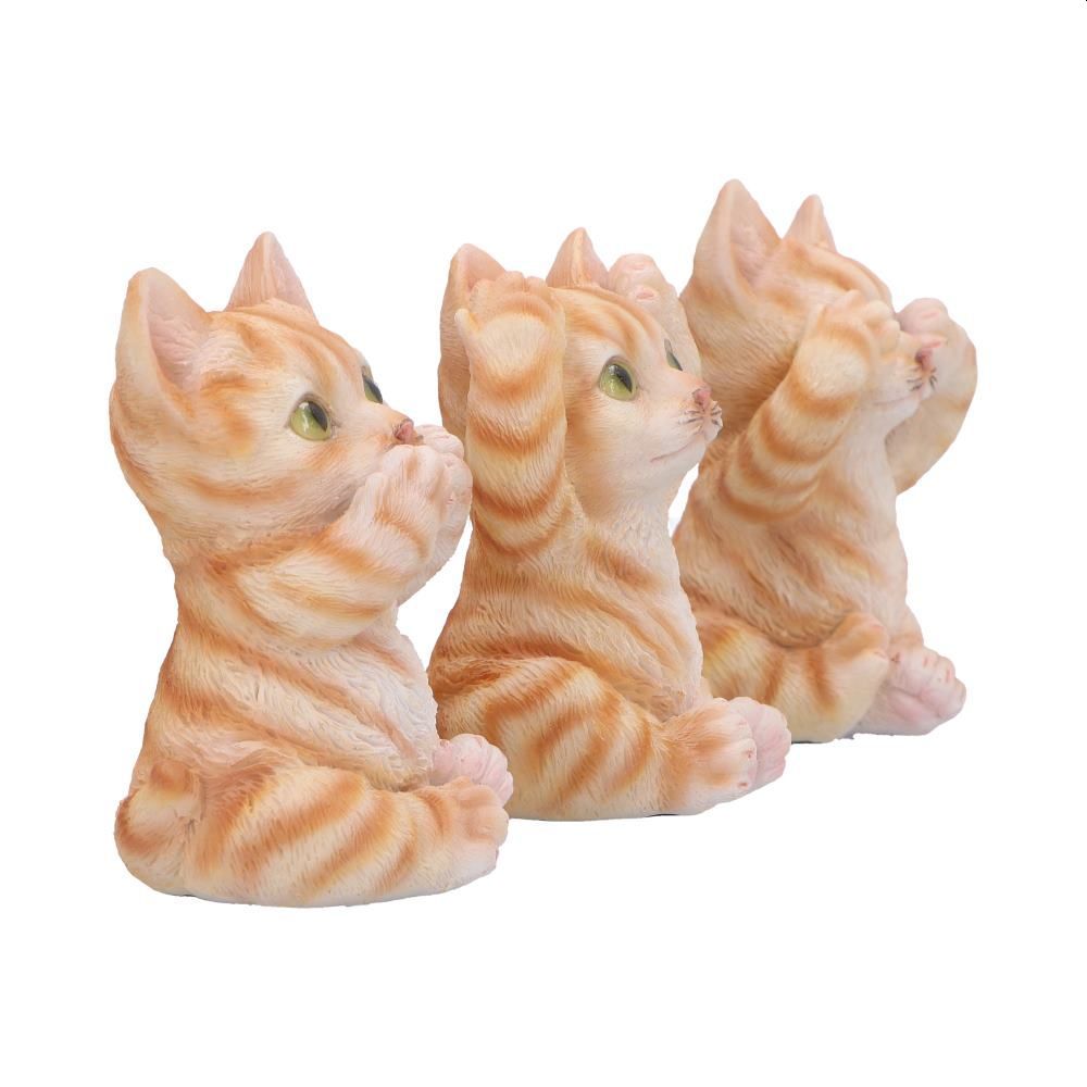 Three Wise Ginger Kitties