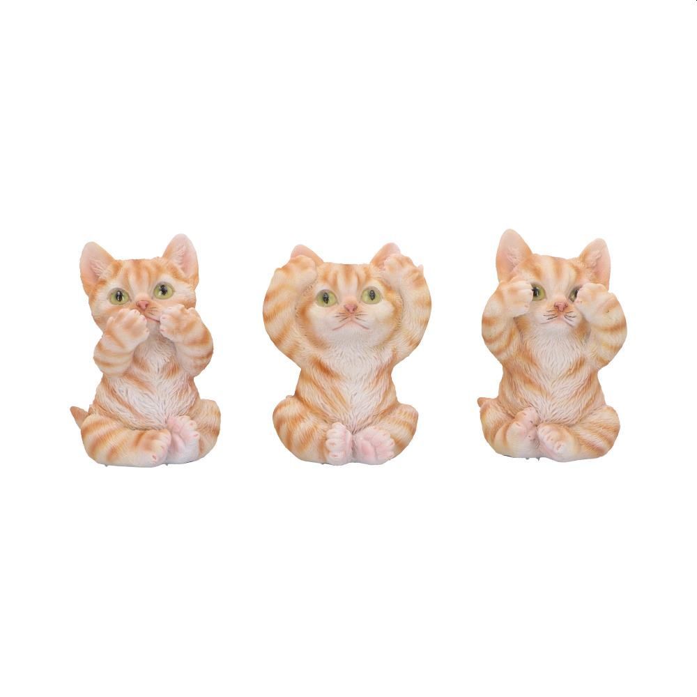 Three Wise Ginger Kitties