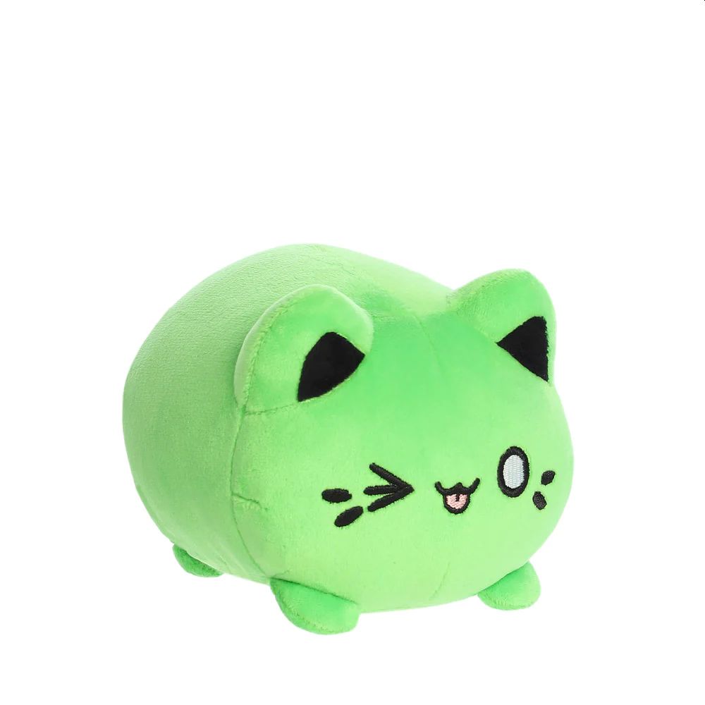 Tasty Peach Toxic Green Meowchi Soft Toy, The Cat Gallery