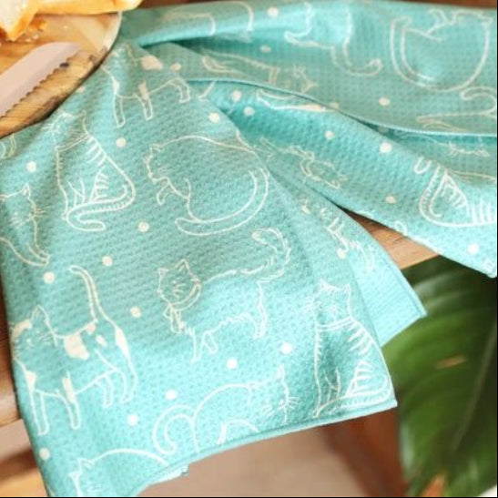 Microfibre Cats Towel