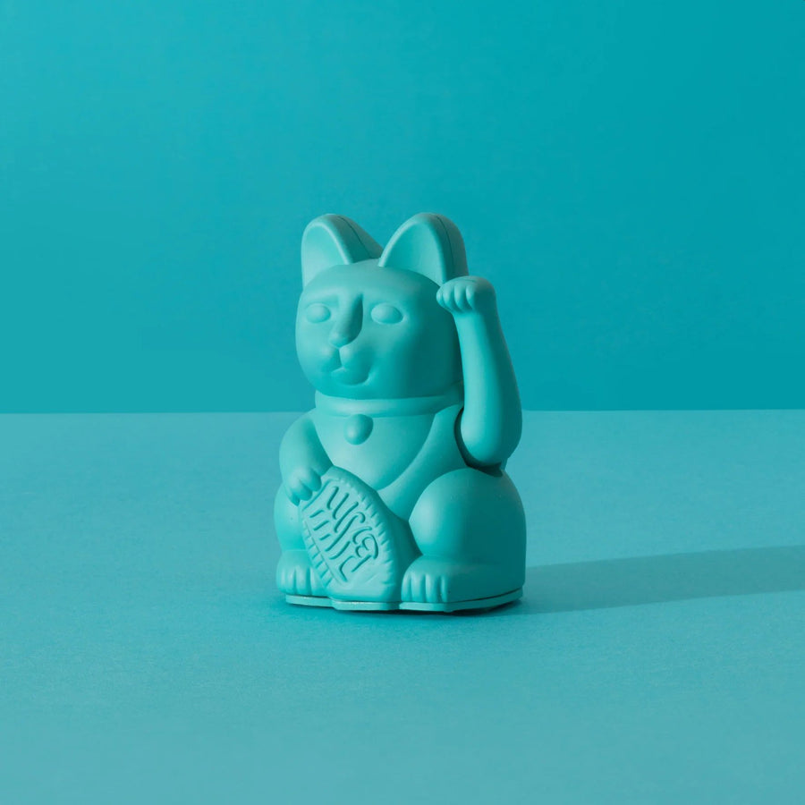 Maneki Neko Mini de Donkey TURQUESA