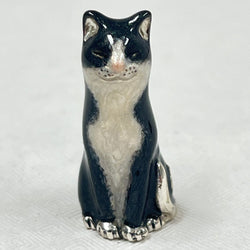 Sterling Silver and Enamel Anniversary Mini Lucky Cat