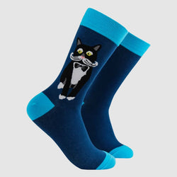 Tuxedo Cat Socks, Large