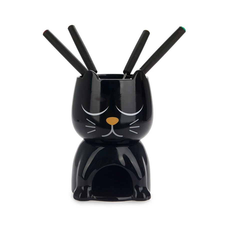 Wake Cat Fondue Set