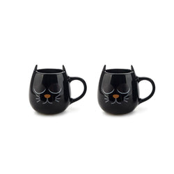 Black Cat Wake-up Mug Set