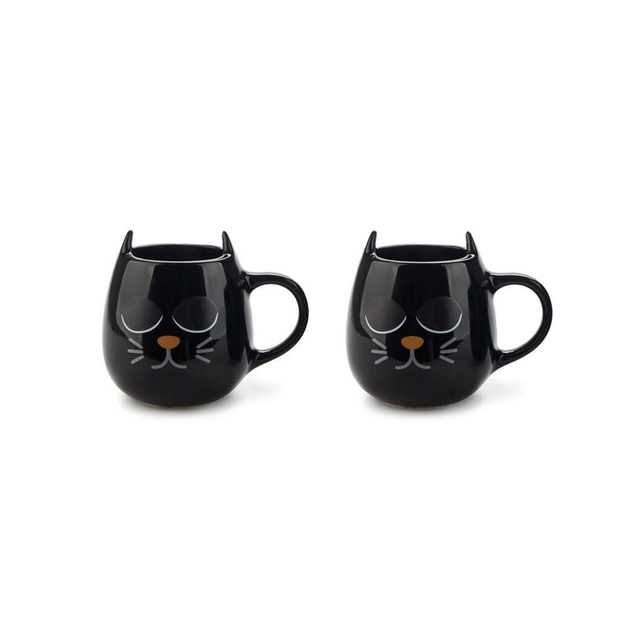 Black Cat Wake-up Mug Set