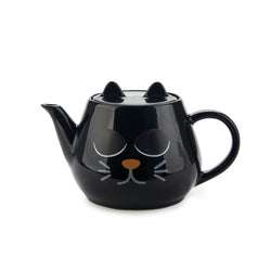 Black Cat Wake-up Teapot
