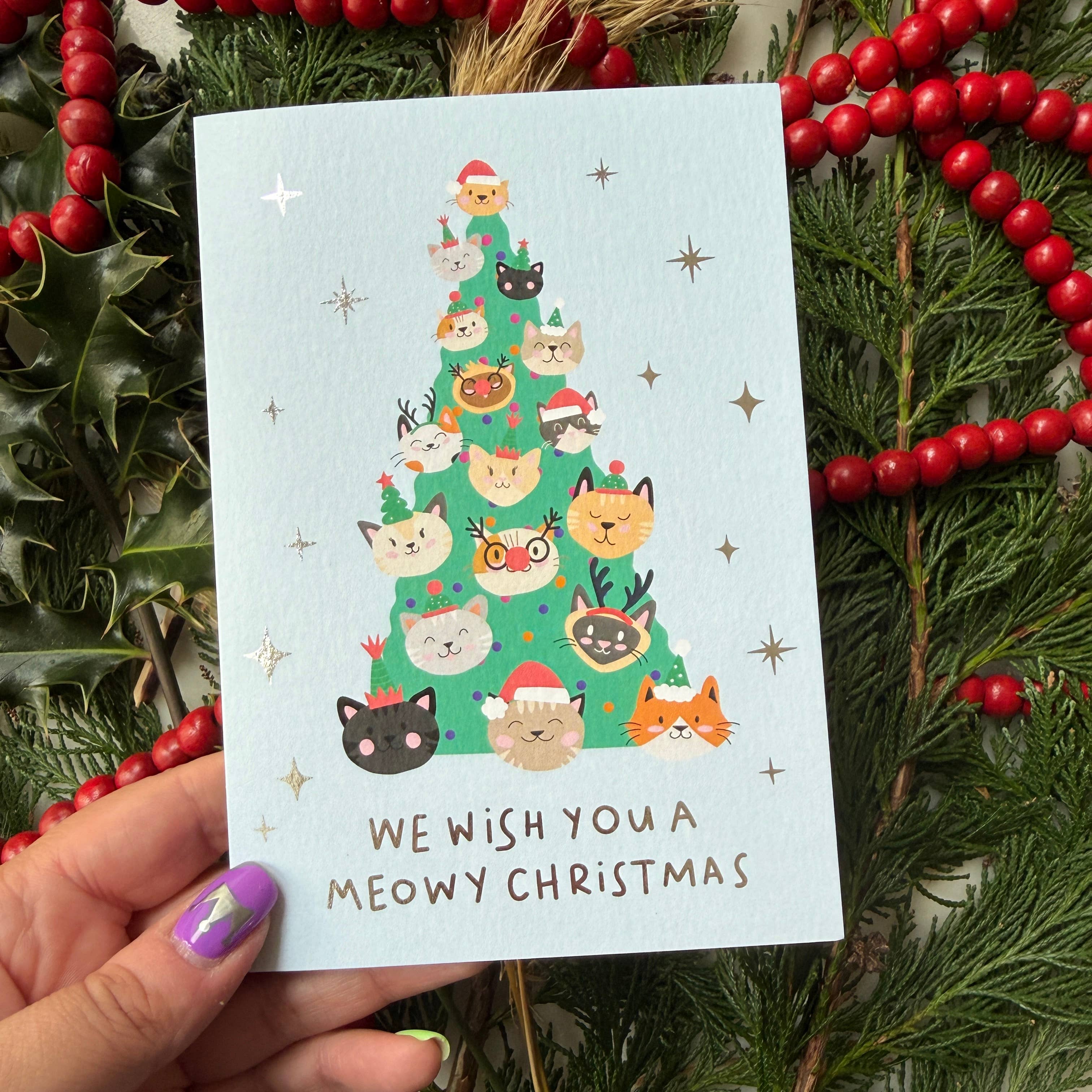 We Wish you a Meowy Christmas Card