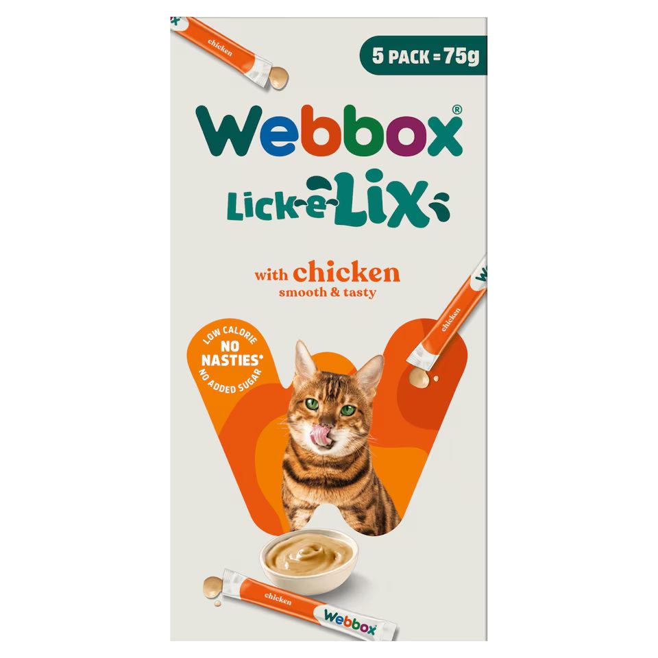 Webbox Lick-e-Lix Treats - Chicken Cat Treats