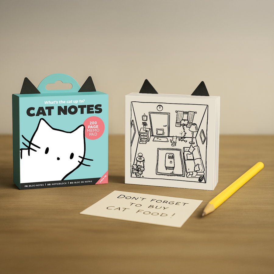 What’s the Cat Up To Memo Pad