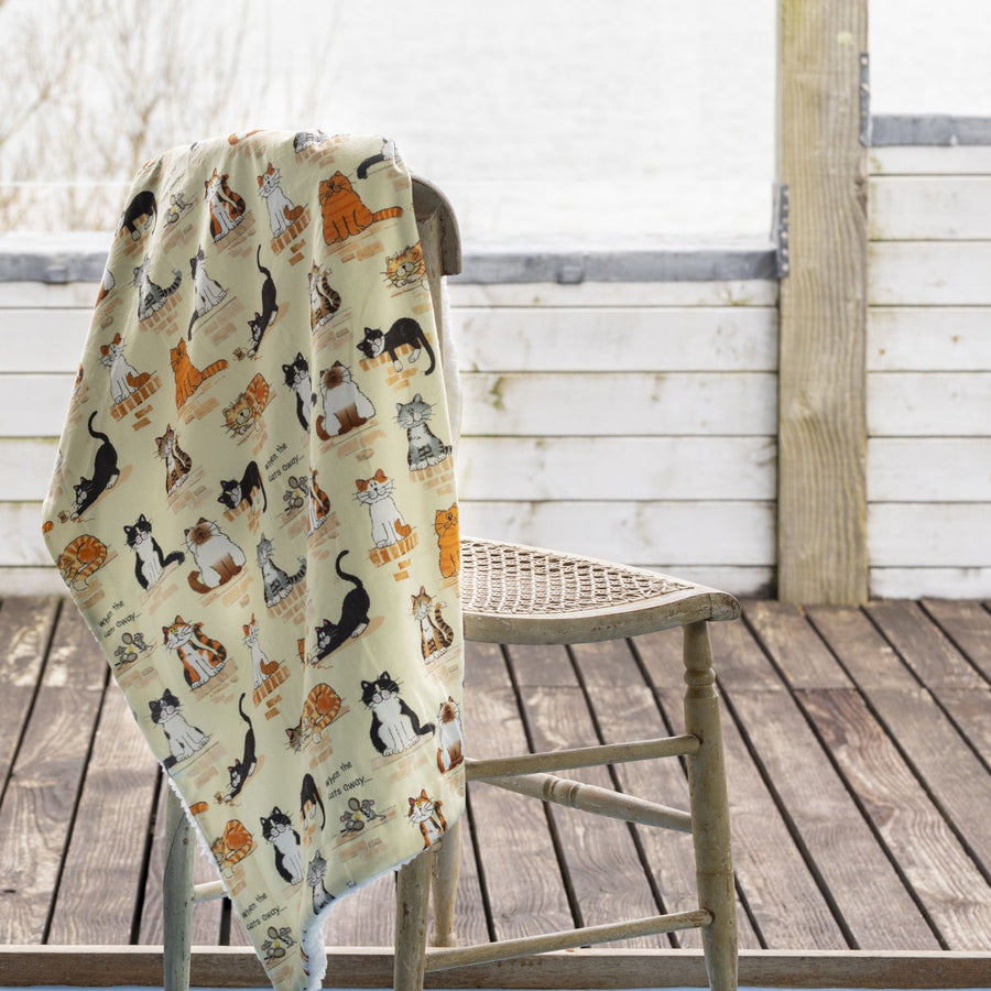 When the Cats Away Lap Rug