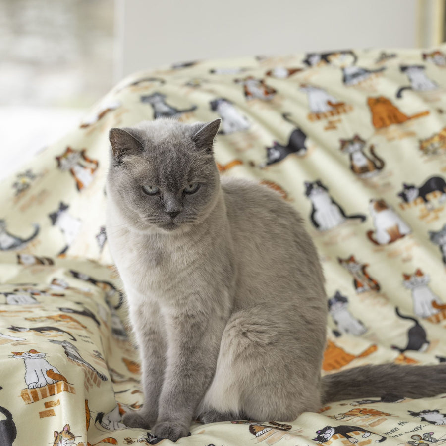 When the Cats Away Lap Rug