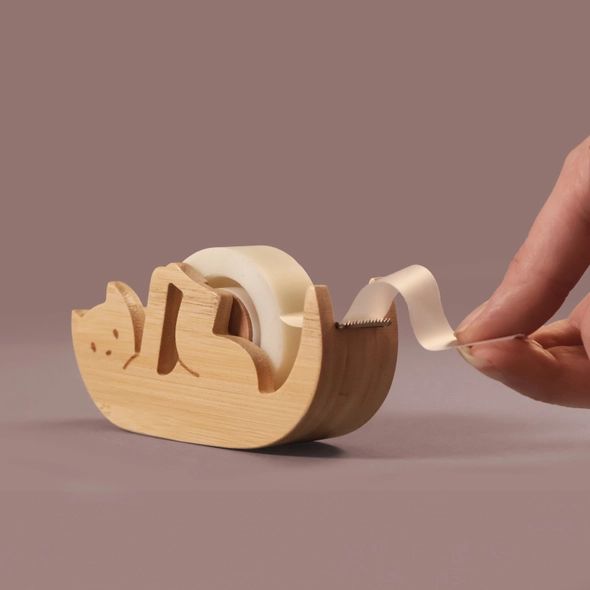 Kitty Sticky Tape Dispenser