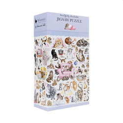 Feline Friends Wrendale Cat Jigsaw (1000 pieces)