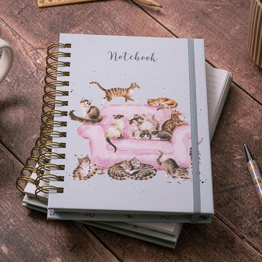 Cattitude A5 Notebook, by Wrendale