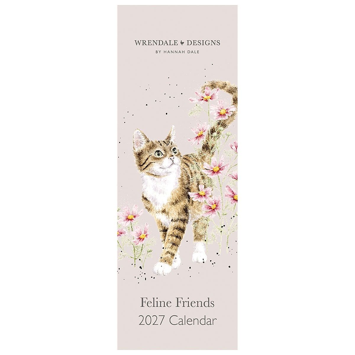 Wrendale Feline Friends 2027 Slimline Calendar