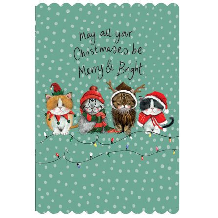 Christmas Cats Cards, by Alex Clark