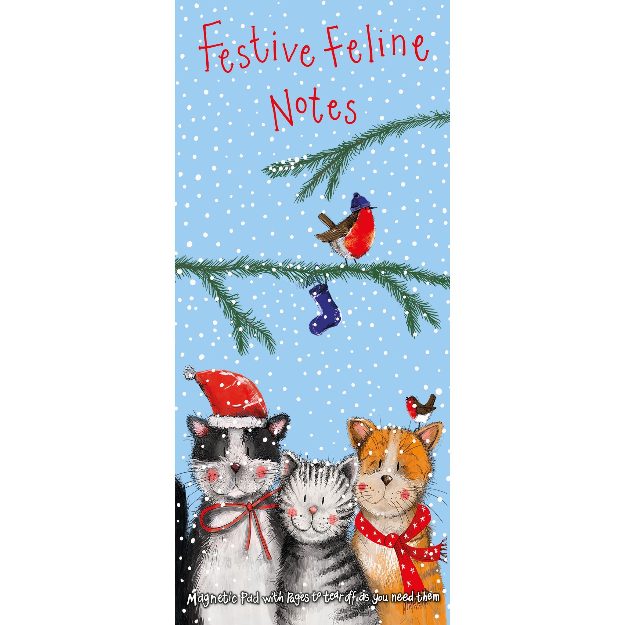 Festive Cats Magnetic To Do List