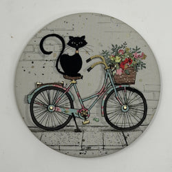 Black Kitty Fridge Magnet