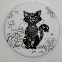 Black Kitty Fridge Magnet