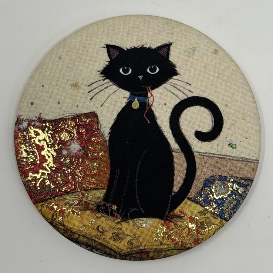 Black Kitty Fridge Magnet