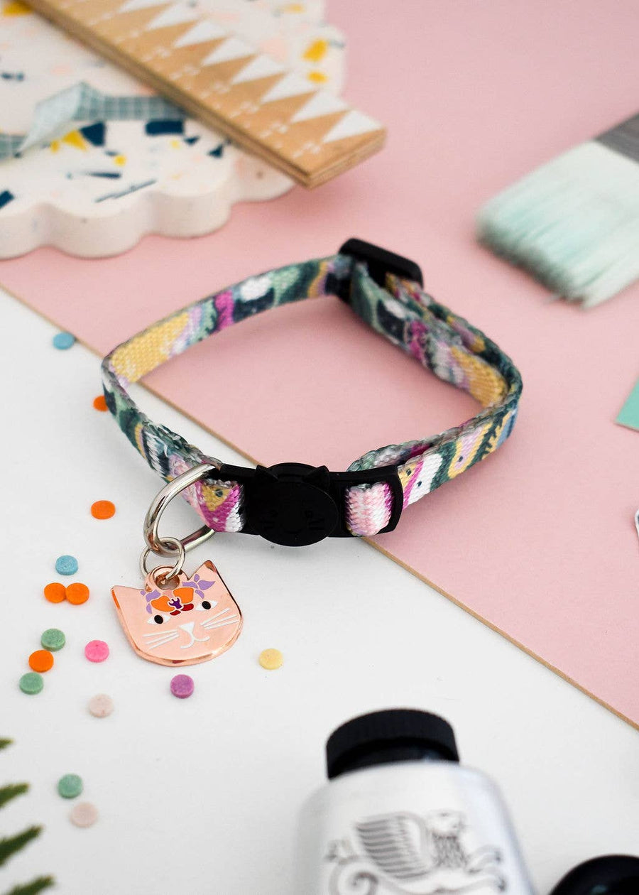 Georgia O'Kitty Artist Cat Collar
