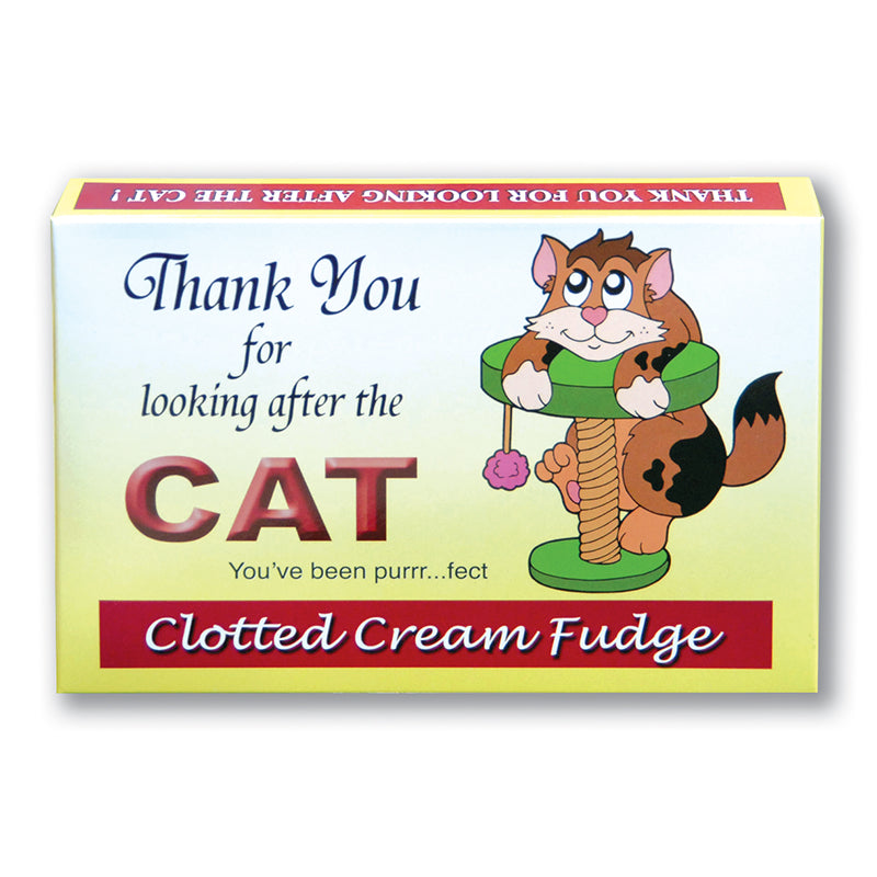 Thank You for Looking After the Cat Clotted Cream Fudge