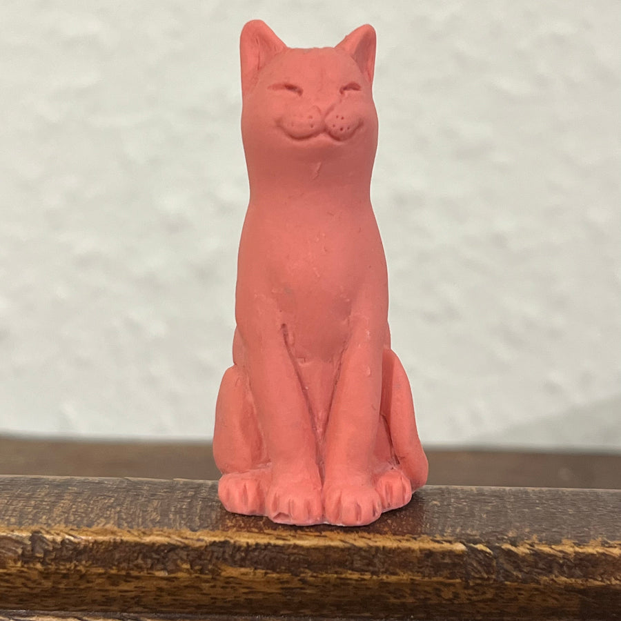 Red Pastel Original Lucky Cat