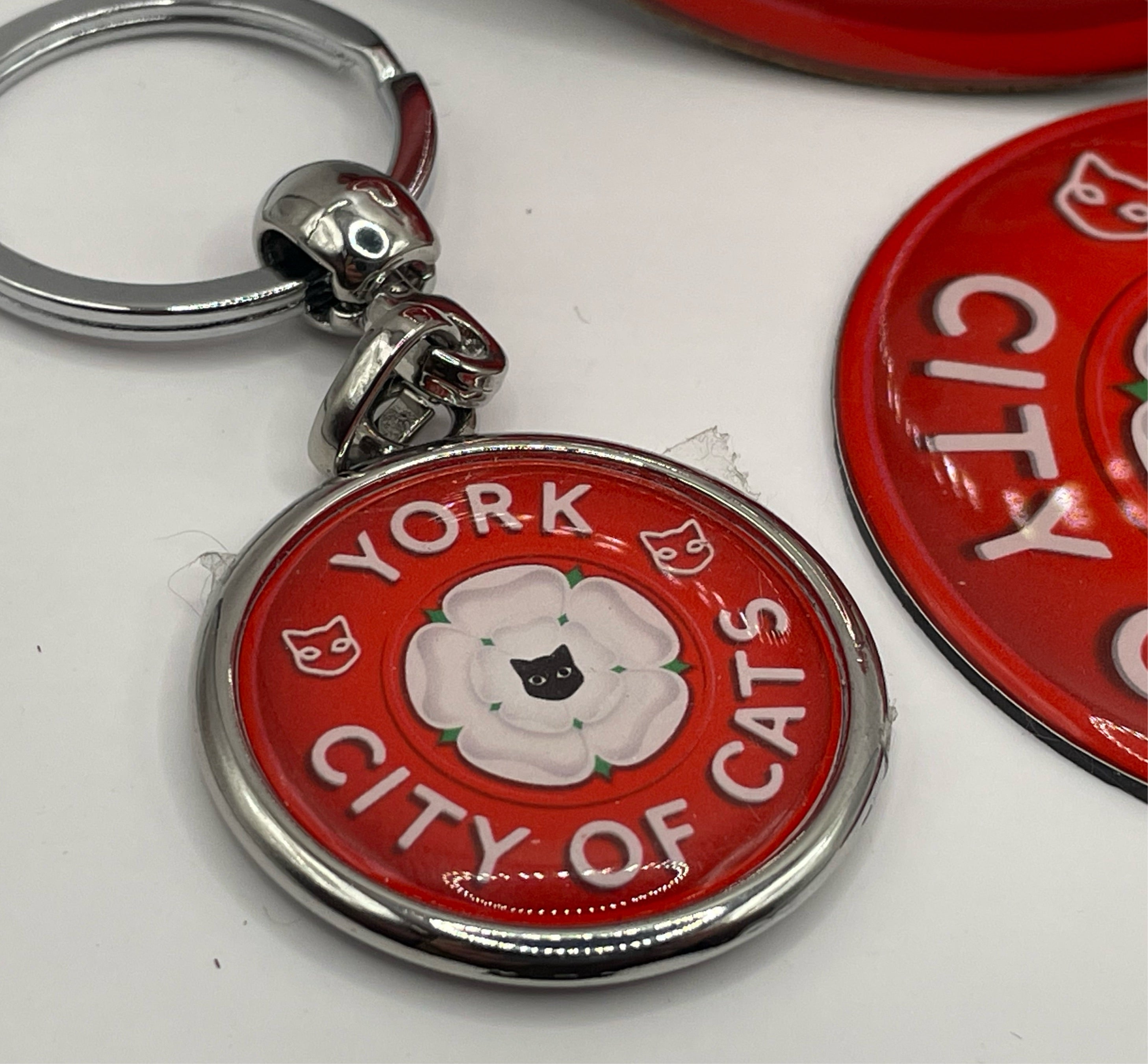 York City of Cats Keyring
