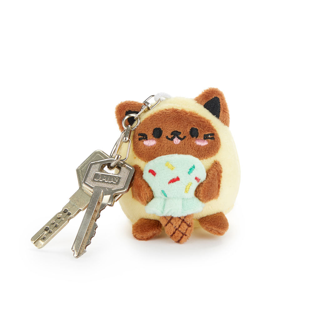 Kawaii Cat Fluffy Keyring